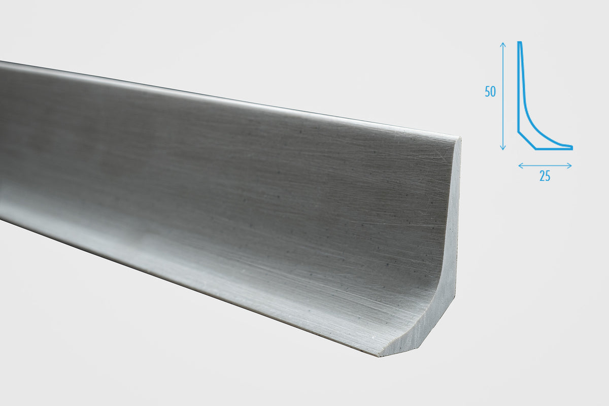 Polyprofil - Hohlkehle für innen und außen - 25 x 50 mm
